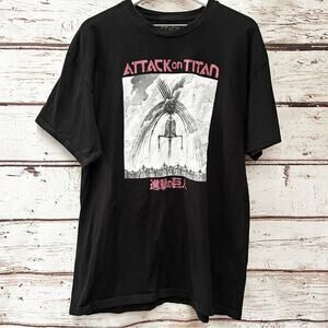 ATTACK ON TITAN Men’s T Shirt Sz XL